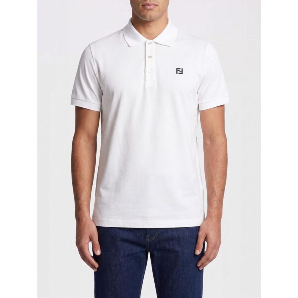 Fendi Polo Shirt Men White